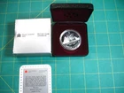1987 ROYAL CANADIAN MINT PROOF SILVER DOLLAR DETROIT DAVIS STRAIT COIN
