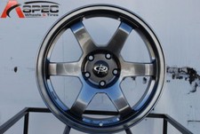 17x8 Rota Grid 5x114.3 44 Hyper Black Rims New Set