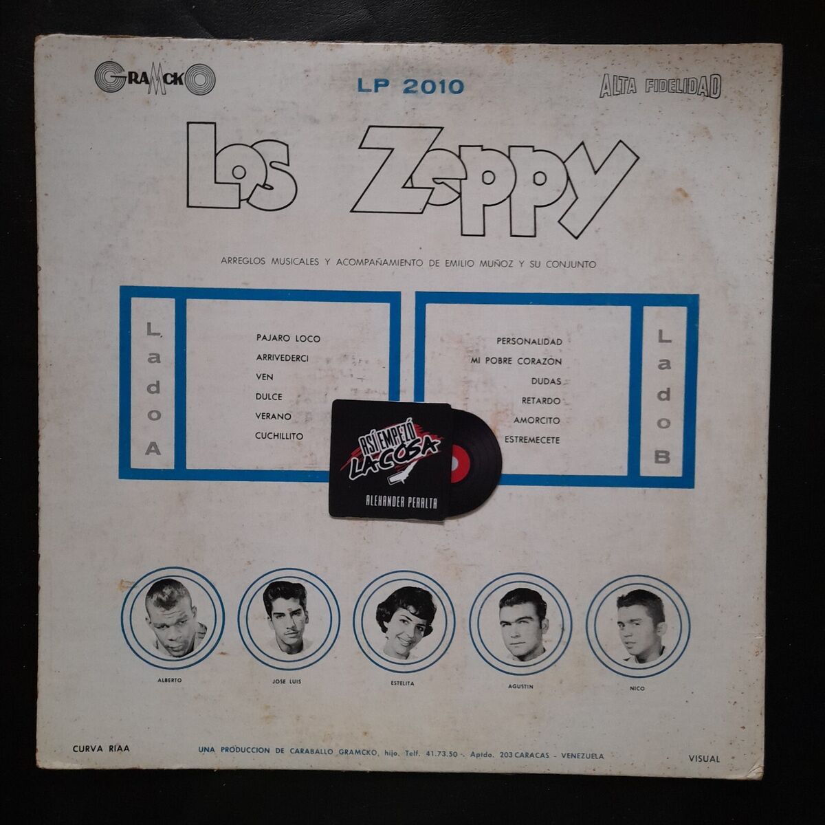 Los Zeppy - Rock, Latin, Pop, Psychedelic - Venezuela, 1961 José Luis Rodríguez Los Zeppy - Rock, Latin, Pop, Psychedelic - Venezuela, 1961 José Luis Rodríguez