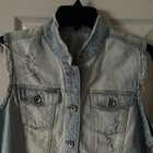 Rewash Brand Distressed Denim Vest Med. NWT — photo 2