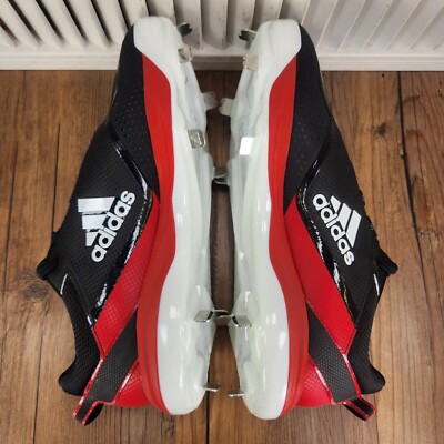 Adidas Icon 7 S23858 Mens Size 12.5 Black Red Metal Baseball  display picture 2