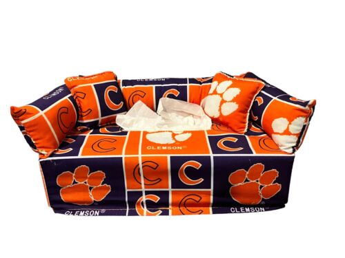 Clemson University divano divano scatola tessuto copertura scatola tessuto inclusa - Foto 2 di 11