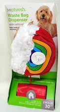 SOPHRESH Waste Bag Rainbow Dispenser + Bags (NEW)