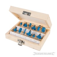 Silverline ~ Hartmetall-FräSer 4-Tlg. Satz 1/4 Zoll, 12-Tlg Satz 792084