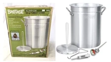 Turkey Fryer Kit 30-QT, 15.4'' H x 11.6'' D, 3.5-Gal Oil Cap. Bayou Classic 3025