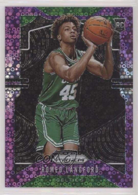 2019-20 Panini Prizm Rookie Fast Break Purple 50/75 Romeo Langford #260 1l2
