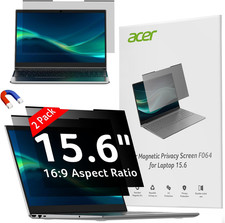 Acer 2-Pack Laptop Privacy Screen - for Laptop 15.6 Inch 16:9, Magnetic Remova