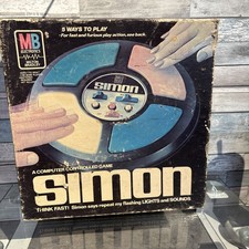 Vintage Simon Game Milton Bradley 1978 Complete In Box Tested Working 4850 USA