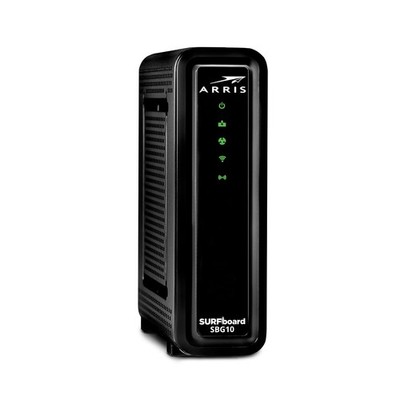 ARRIS SBG10 Cable Modem Router Combo DOCSIS 3.0 AC1600 Gigabit Black