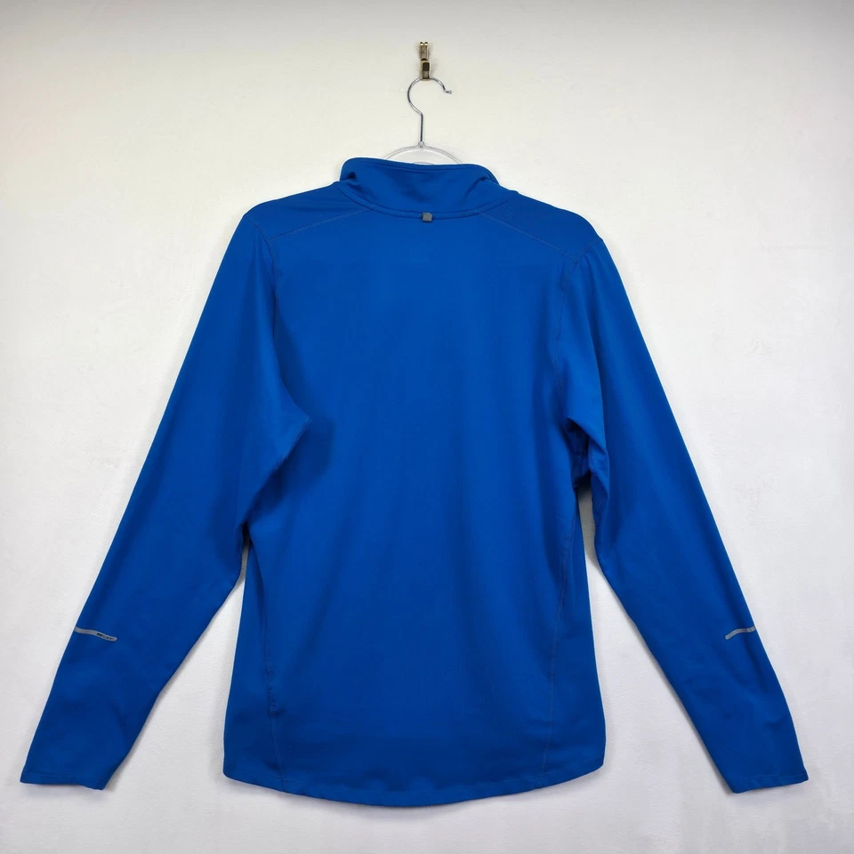 Camiseta Nike Top Mujer S Azul DriFIT Correr Rendimiento Entrenamiento Entrenamiento 504606 Foto 3 de 4