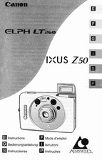 Canon ELPH LT 260 Z50 IXUS DIGITAL Camera User Owner Instruction Manual