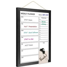 Dry Erase White Board Weekly Calendar Board Magnetic Whiteboard for Wall