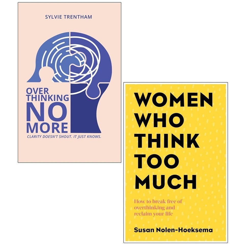 Women Who Think Too Much,Overthinking No More  Sylvie Trentham 2 Books Set