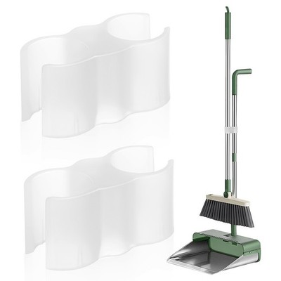 2 Pcs Badezimmerbesenhalter Kehrschaufel-besen-adapter Besenstielanschluss