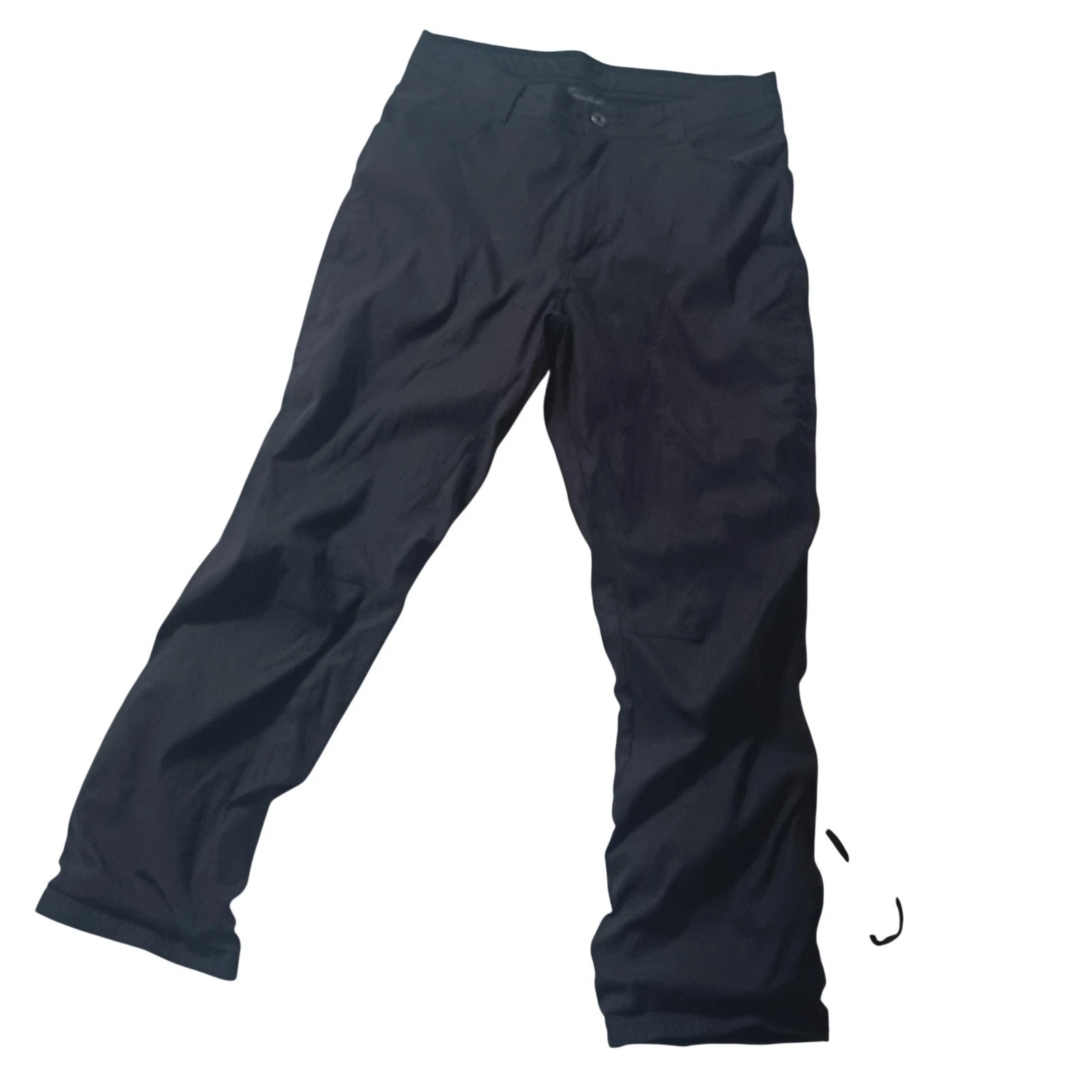 Eddie Bauer Pants Mens 34x30 Black Softshell Fleece Lined Snow Ski Winter