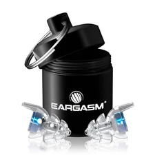 Eargasm Smaller Ears Earplugs - Blue High Fidelity Filtered Noise Reducing Re...
