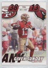 2023 Panini Prestige Any Given Sunday Xtra Points Red 353/399 Brock Purdy 0l5m