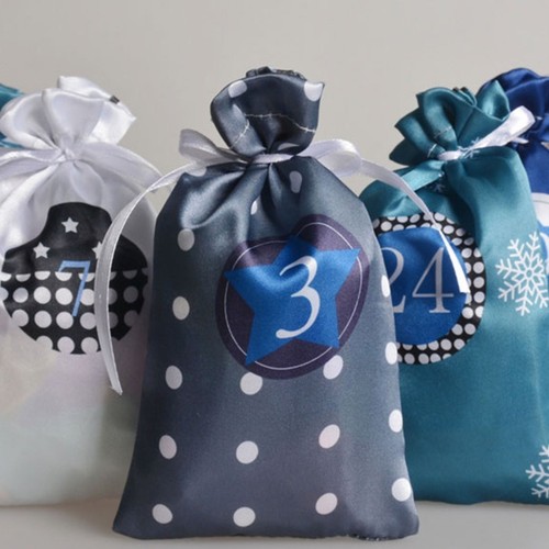 24 Christmas Countdown Bags Advent Calendar Advent Calendar for Filling Gift Bag - Picture 7 of 8