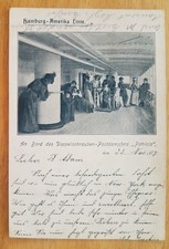 PATRICIA (Hamburg American) Photo of passengers on the promenade deck - 1907