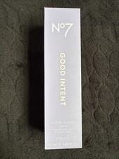 No7 Good Intent Glow Guard SPF 30 - Hyaluronic Acid & Aloe Vera - 50ml - BN