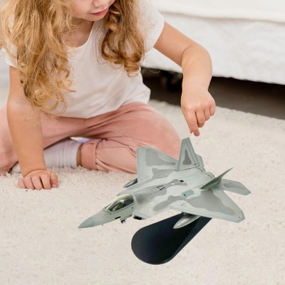 1/100 F22 Stealth Fighter Modell mit Ständer für Tischdekoration vielseitig