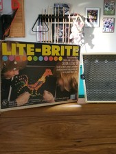 1978 Hasbro Lite-Brite In Original Box Has Paterns,Color Sticks And Works Fine