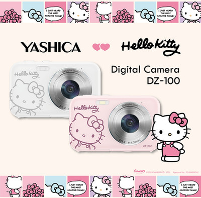 YASHICA x Hello Kitty DZ100 Digital Camera 44MP Y2K Sanrio Collector