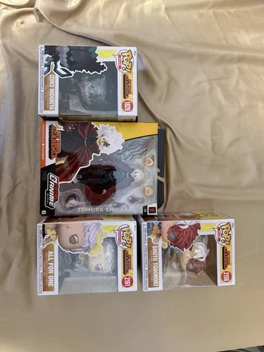 My Hero Academia Bundle/Todoroki/AFO/Midoriya Funkos & Shigaraki Figure