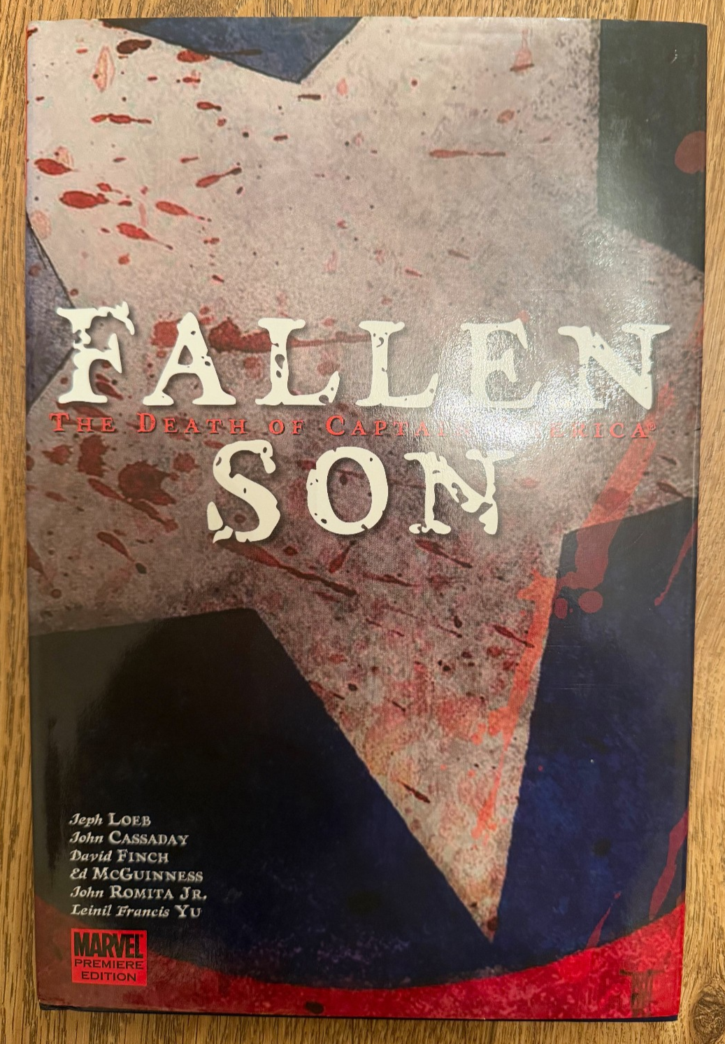 Fallen Son Death Of Captain America Premiere Hardback Hardcover Graphic Novel