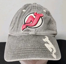 New Jersey Devils Hockey Cap Drew Pearson Marketing Gray Strapback  NHL