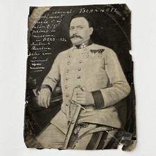 Antique Photograph Art In Museum ID General TSCHANETT Berg-Isel Austria Note