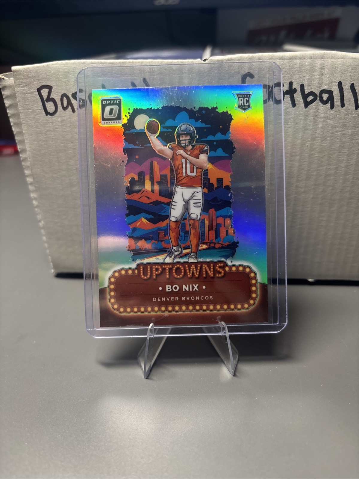 2024 Panini Donruss Optic UPTOWN BO NIX ROOKIE CARD Denver Broncos