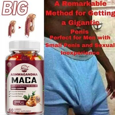 #ad Rock Hard Male Performance Enhancement Level Up 60 Gummies Stronger Bigger $12.83