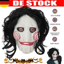 Halloween Saw Jigsaw Maske Horror Maske Killer Maske Cosplay Kostüm Latex Maske
