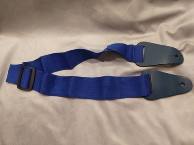UNBRANDED Guitar Strap Blue 2'' wide, STANDARD LENGTH (40 inches to 60 inches)