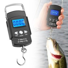 110lb Digital Portable Hanging Fishing Weight Scale with Backlit LCD Display