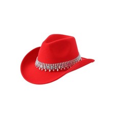 Light Pink Cowboy Hat Rhinestone Band Western Rodeo Country Music Festival Party