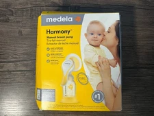 Medela Manual Breast Pump With Flex Shields Harmony Single Hand New Sealed