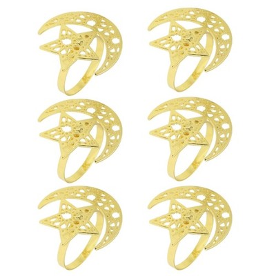 Napkin Buckle Festival Serviettes Rings AlIoy Material for Napkin Decorations