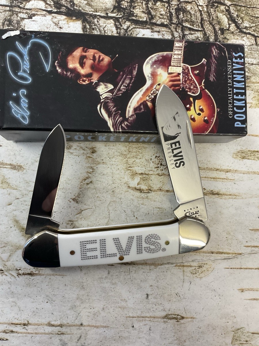 Case XX 2010 42131 Elvis Presley White Synthetic Handle Canoe