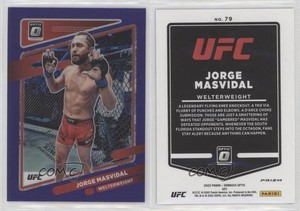 2022 Panini Donruss Optic UFC Purple Prizm Jorge Masvidal #79