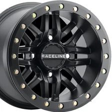ATV RIM WHEEL RACELINE RHYNO 15x7 4/137 4/136 5+2 Black Bead Lock