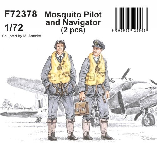 CMK 129-F72378 - 1:72 Mosquito Pilot And Navigator - New