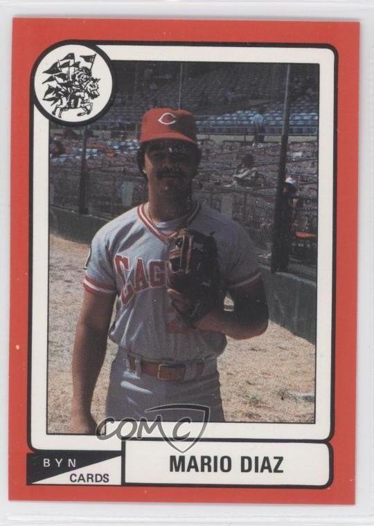 1988-89 BYN Puerto Rico Winter League Mario Diaz #39 Rookie RC m5x