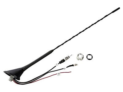 A00022-05-05 Antenne Dach- 0,41m 25dBi AM,DAB,FM universell schwarz PER.PIC.