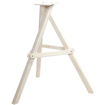 Vogelhaus-Ständer Dreibein-Ständer Vogelfutterhaus Ständer weiß 90cm hoch