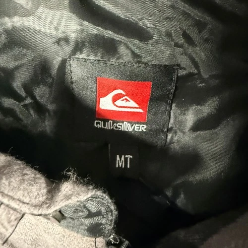 Quiksilver Shirt Jacket Mens MT Black Grey Buffalo Check Shacket QSFZSHT01KL image 4
