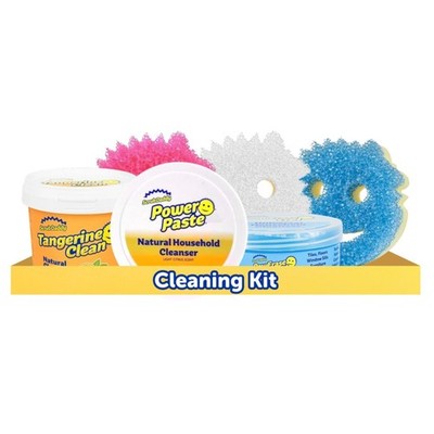 Sponges + Household Cleaning Supplies Bundle - PowerPaste Cleaning Putty, Tan...