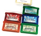 Lot 5 Pokemon Emerald Red Leaf Green Ruby Sapphire Gameboy Advance GBA Tested