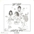 THE WHO--PROMO PICTURE SLEEVE + 45+LYRIC SHEET--(SQUEEZE BOX)--PS--PIC-SLV